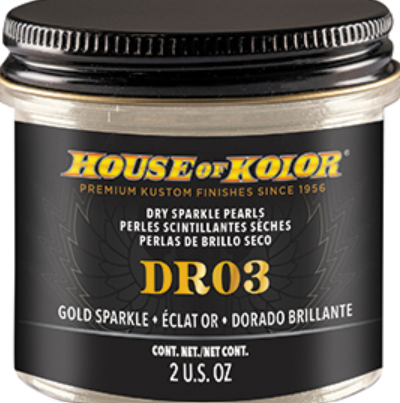 House of Kolor DR03.C01 Gold Sparkle Dry Pearl
