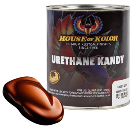 House of Kolor UK07.Q01 Root Beer Urethane Kandy, 1 quart can