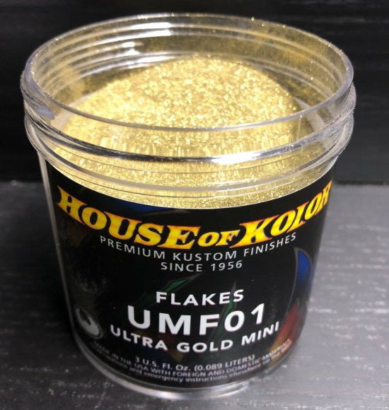 House of Kolor UMF01.C01 Ultra Gold Mini Flake
