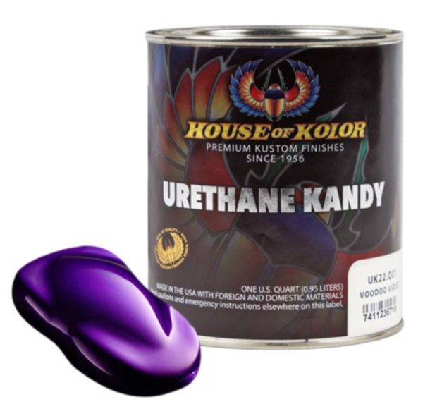 House of Kolor UK22.Q01 Voodoo Violet Urethane Kandy, 1 quart can