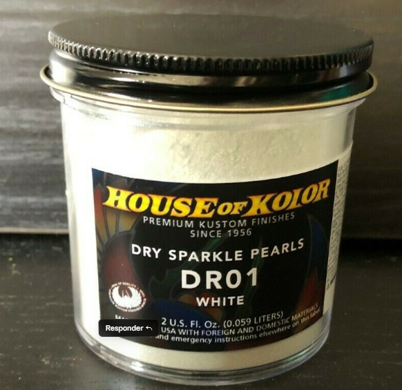 House of Kolor DR01.C01 White Sparkle Dry Pearl