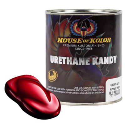 House of Kolor UK11.G01 Apple Red Urethane Kandy, 1 gallon can