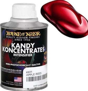 House of Kolor KK11.C02 Apple Red Kandy Koncentrate, 8 oz can
