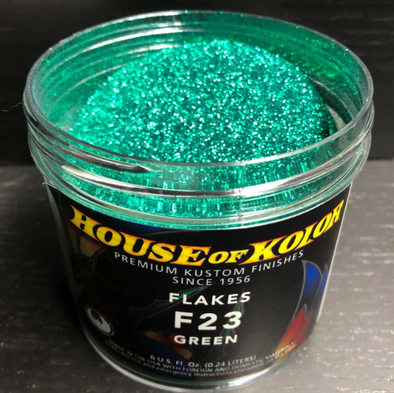 House of Kolor F23.C01 Green dry flake, 6 oz can