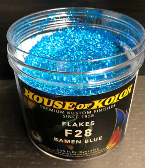 House of Kolor F28.C01 Kamen Blue dry flake, 6 oz can