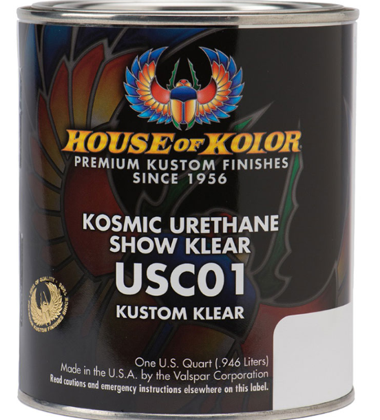 House of Kolor USC01.Q01 Kosmic Urethane Show Klear, 1 quart can