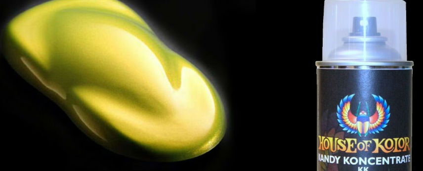 House of Kolor KK02.C02 Lime Gold Kandy Koncentrate, 8 oz can