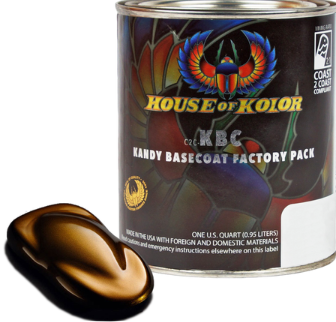 House of Kolor KBC12.Q01 Pagan Gold Kandy Basecoat, 1 quart can