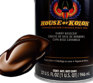 House of Kolor C2C-KBC07.Q01 Root Beer Kandy Basecoat, 1 quart can