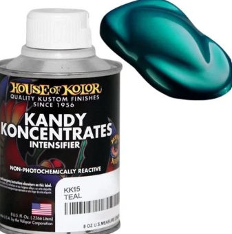 House of Kolor KK15.C02 Teal Kandy Koncentrate, 8 oz can