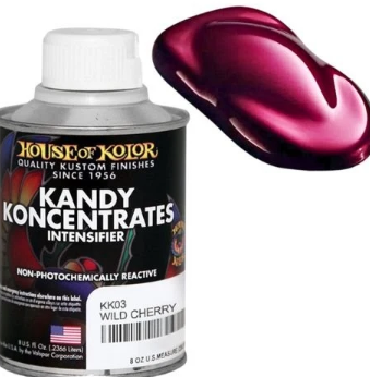 House of Kolor KK03.C02 Wild Cherry Kandy Koncentrate, 8 oz can